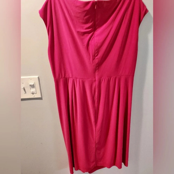 Woman Jones Studio Pink Cap Sleeve Dress in Size 18W - Picture 8 of 10